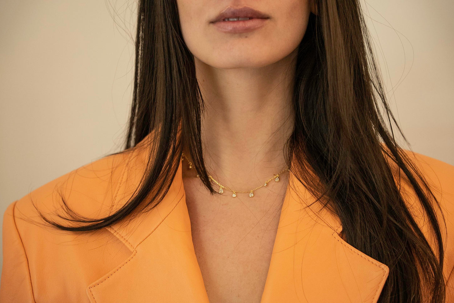 Drippy Gem Necklace