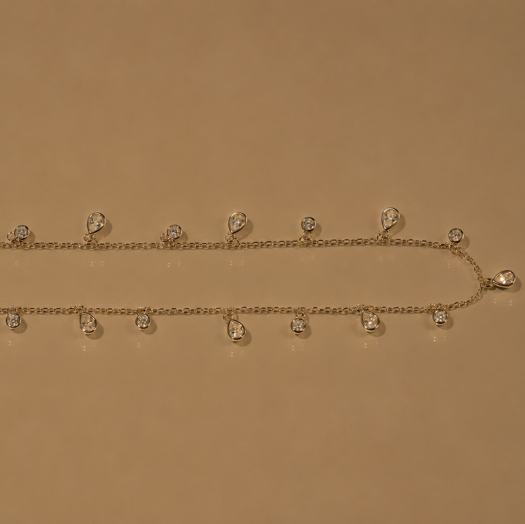 Drippy Gem Necklace