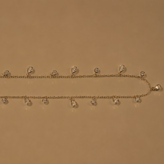 Drippy Gem Necklace