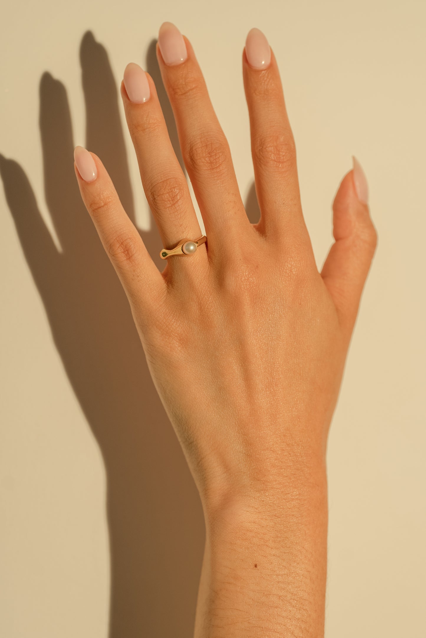 Fluid Pearl Ring