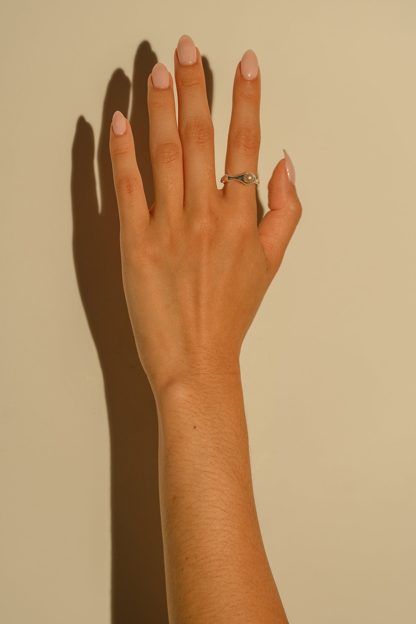 Fluid Pearl Ring