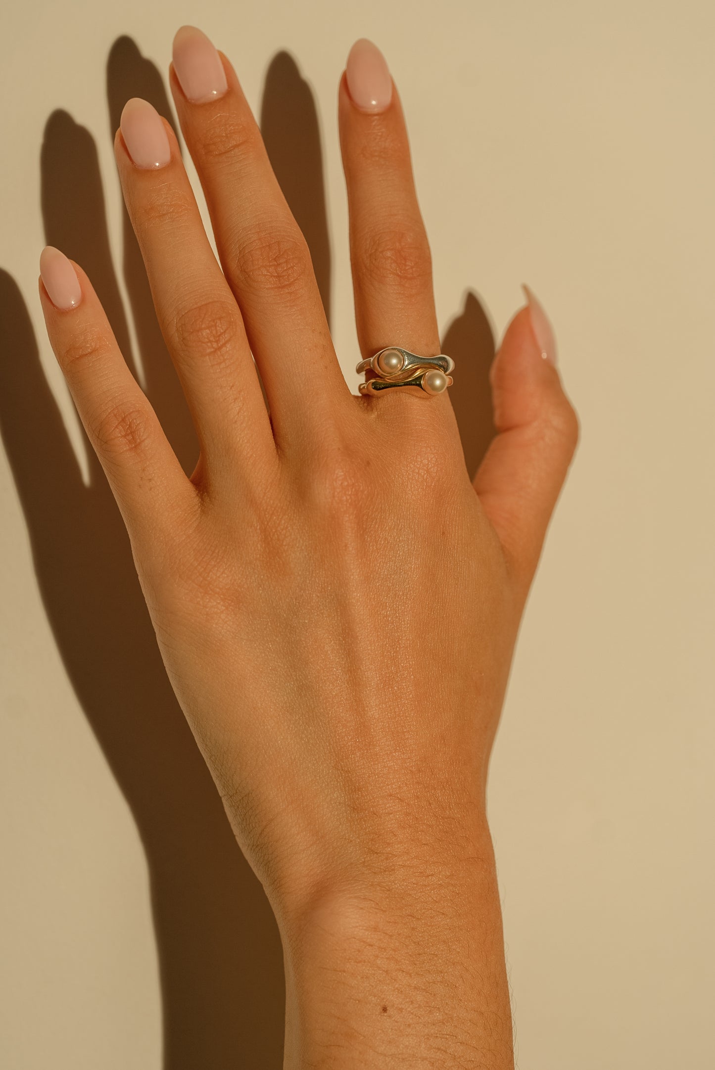Fluid Pearl Ring