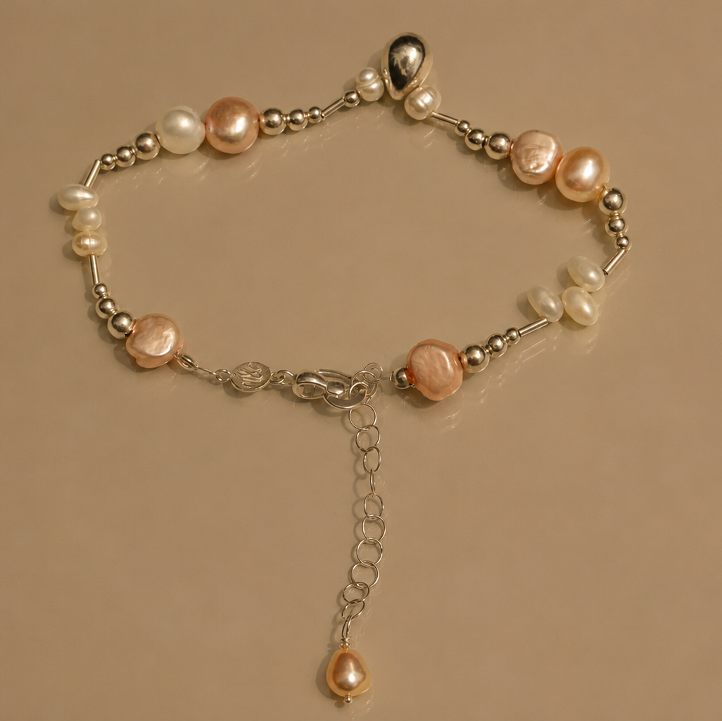 Bubble Gum Pearl Bracelet