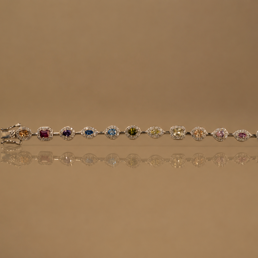 Rainbow Gem Bracelet