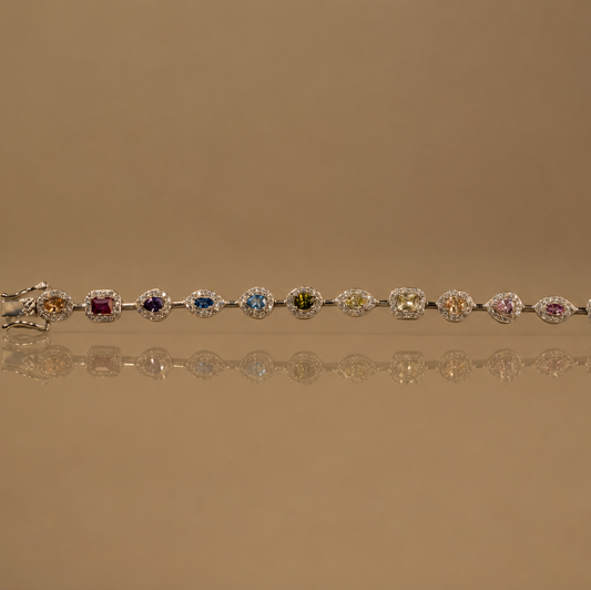 Rainbow Gem Bracelet